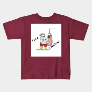 Boxing hippo Kids T-Shirt